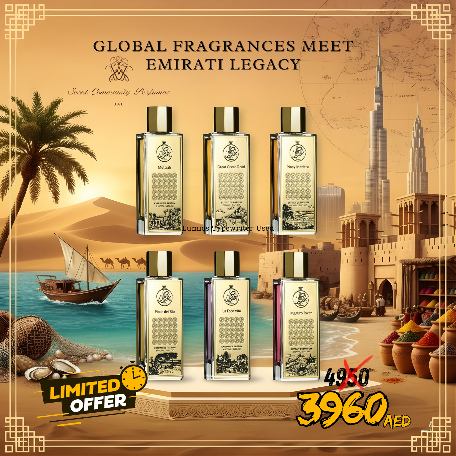 AAWED Voyager Collection Bundle – 6 Extrait de Parfum (Limited Offer)