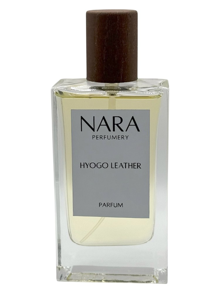 Nara Perfumery Hyogo Leather parfum bottle on a white background