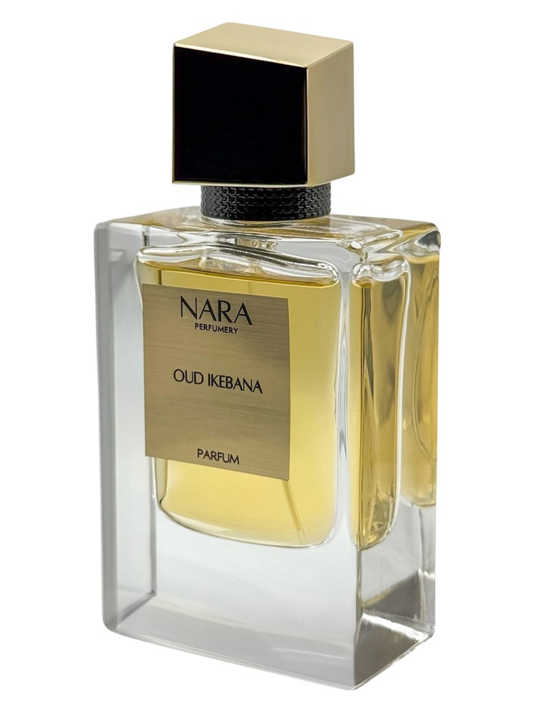 Nara Oud Ikebana perfume bottle on a white background
