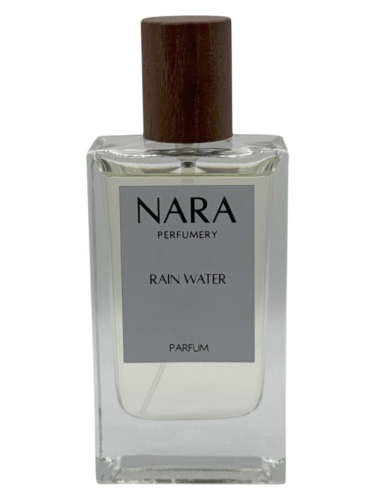 NARA Perfumery Rain Water parfum bottle on a white background