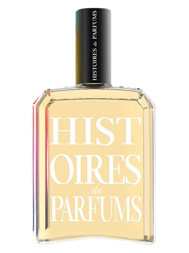 Perfume bottle labeled 'Histoires de Parfums' on a white background